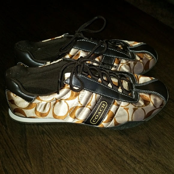 Sateen Coach Kirby Tennis Shoes - Picture 2 of 7
